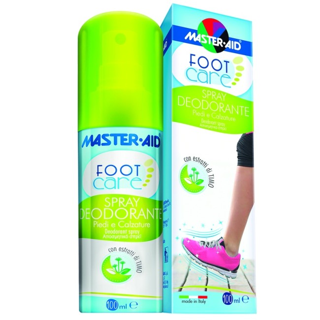 MASTER-AID FOOT CARE SPRAY DEODORANTE 100 ML MASTER-AID FOOT CARE SPRAY DEODORANTE 100 ML