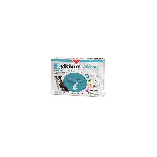 ZYLKENE CANI 20 CAPSULE DA 225 MG ZYLKENE CANI 20 CAPSULE DA 225 MG