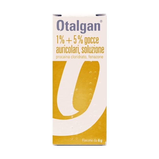 Otalgan 1%+5% Gocce Auricolari Soluzione 6g Otalgan 1%+5% Gocce Auricolari Soluzione 6g