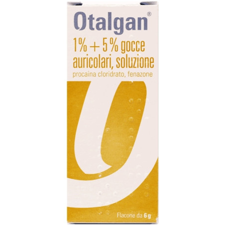 Otalgan 1%+5% Gocce Auricolari Soluzione 6g Otalgan 1%+5% Gocce Auricolari Soluzione 6g
