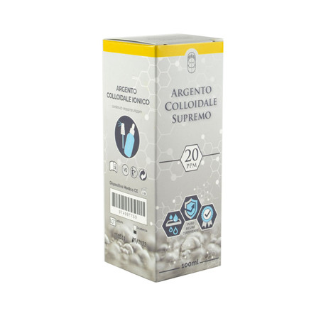 ARGENTO COLLOIDALE SUPREMO 20PPM 100 ML SPRAY + CONTAGOCCE ARGENTO COLLOIDALE SUPREMO 20PPM 100 ML SPRAY + CONTAGOCCE