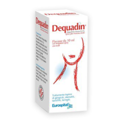 Eurospital Dequadin 0,5% Spray Per Mucosa Orale Trattamento Stomatiti Gengiviti Tonsilliti Flacone 10ml Eurospital Dequadin 0,5% Spray Per Mucosa Orale Trattamento Stomatiti Gengiviti Tonsilliti Flacone 10ml
