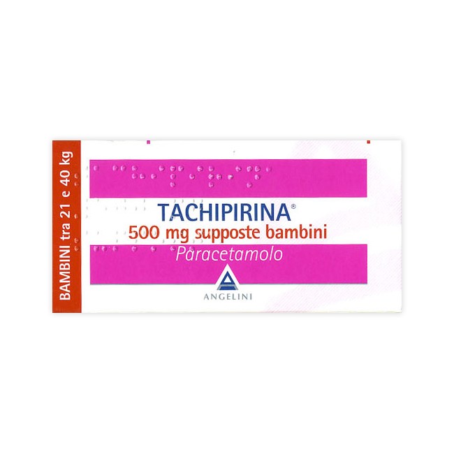 Angelini Tachipirina Bambini 500mg Supposte 10 Supposte Angelini Tachipirina Bambini 500mg Supposte 10 Supposte