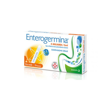 Enterogermina 4 Miliardi 10 Flaconcini 5 ml Enterogermina 4 Miliardi 10 Flaconcini 5 ml