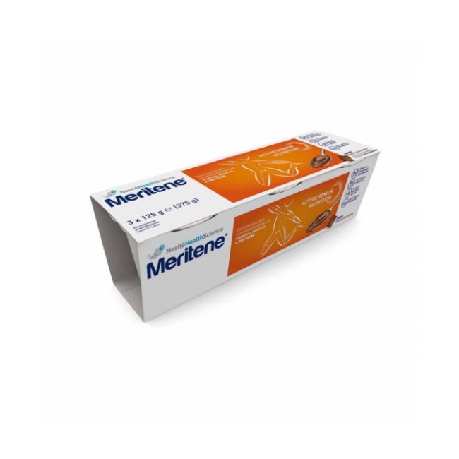 MERITENE CREME CIOCCOLATO 3 X 125 G MERITENE CREME CIOCCOLATO 3 X 125 G