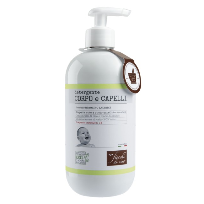 Fiocchi Di Riso Detergente Delicato Corpo Capelli Talco 400 Ml Fiocchi Di Riso Detergente Delicato Corpo Capelli Talco 400 Ml