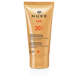 Tubetto da 50 ml di Nuxe Sun Crema Solare Viso Protettiva Idratante Spf 30