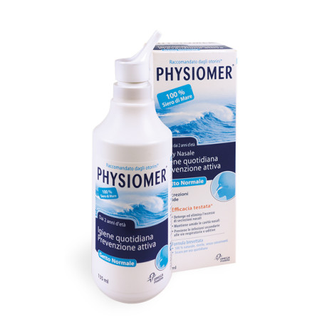 Confezione da 135 Ml di Physiomer Spray Nasale isotonico 135 Ml Confezione da 135 Ml di Physiomer Spray Nasale isotonico 135 Ml