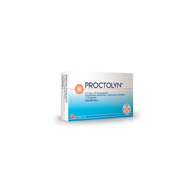 Proctolyn 0,1mg+10mg 10 Supposte Proctolyn 0,1mg+10mg 10 Supposte