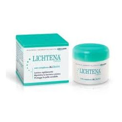 Vaso da 25 ml di Lichtena Crema, prodotto lenitivo per prurito, arrossamenti e irritazioni.