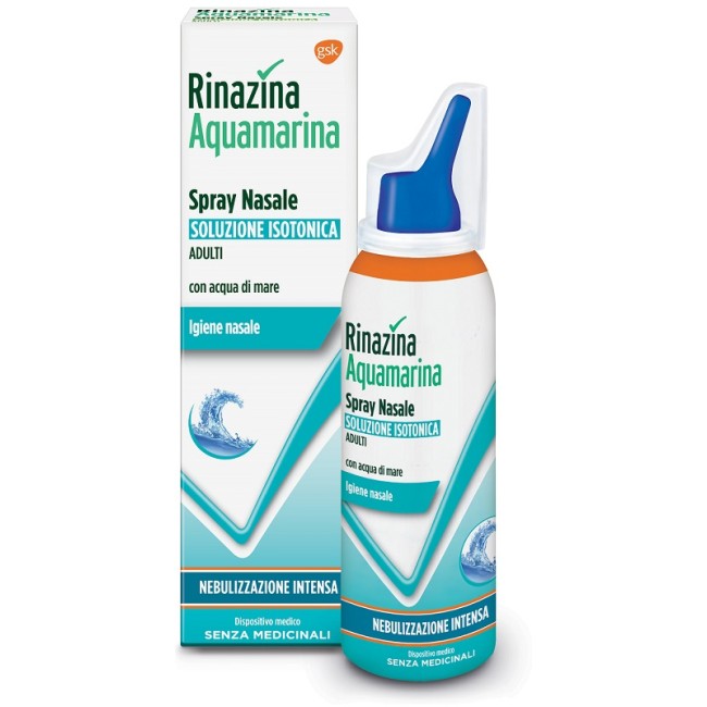 RINAZINA AQUAMARINA ISOTONICA SPRAY NEBULIZZAZIONE INTENSA 100 ML RINAZINA AQUAMARINA ISOTONICA SPRAY NEBULIZZAZIONE INTENSA 100 ML