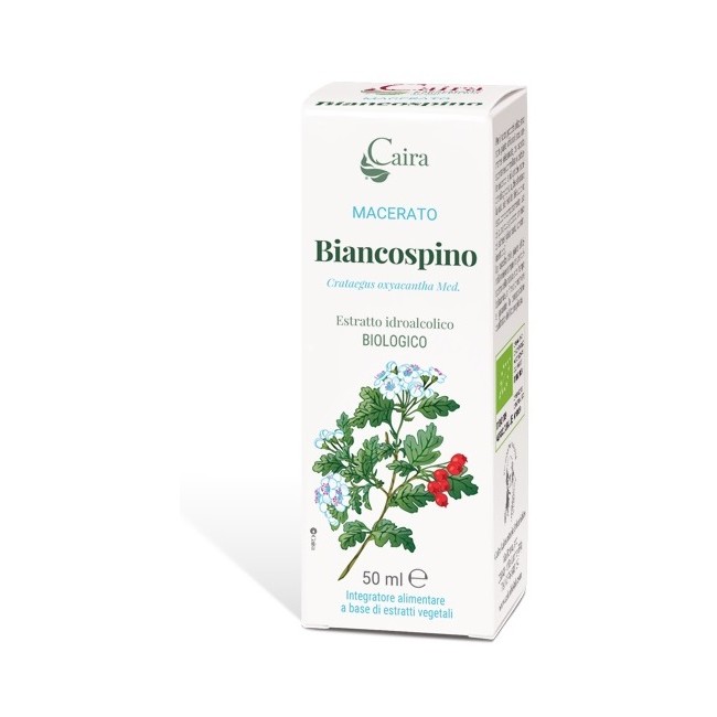CAIRA BIANCOSPINO MACERATO IDROALCOLICO BIO GOCCE 50 ML CAIRA BIANCOSPINO MACERATO IDROALCOLICO BIO GOCCE 50 ML