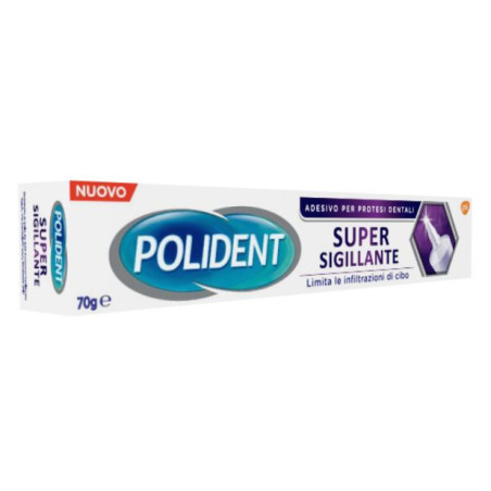 Polident Super Sigillante Adesivo Per Dentiera A Lunga Tenuta 70 Grammi Polident Super Sigillante Adesivo Per Dentiera A Lunga Tenuta 70 Grammi