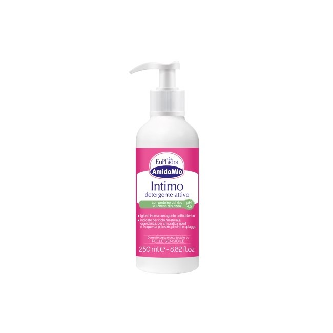 Flacone con dispenser da 250 ml di Euphidra amidomio Detergente Intimo
