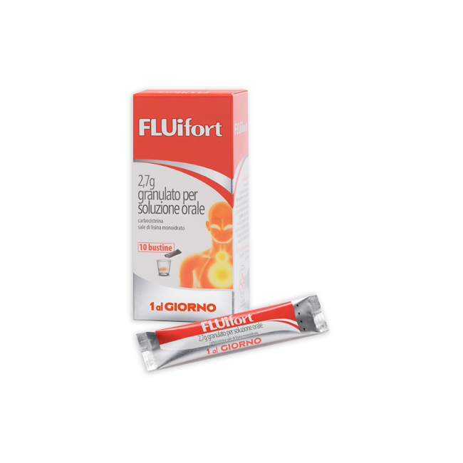 FLUifort 2,7g Granulato Per Soluzione Orale 10 Bustine FLUifort 2,7g Granulato Per Soluzione Orale 10 Bustine