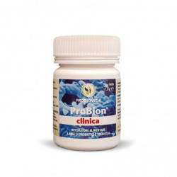 Confezione da 50 compresse di Probion Clinica Integratore Di Fermenti Lattici Per La Flora Batterica Intestinale.