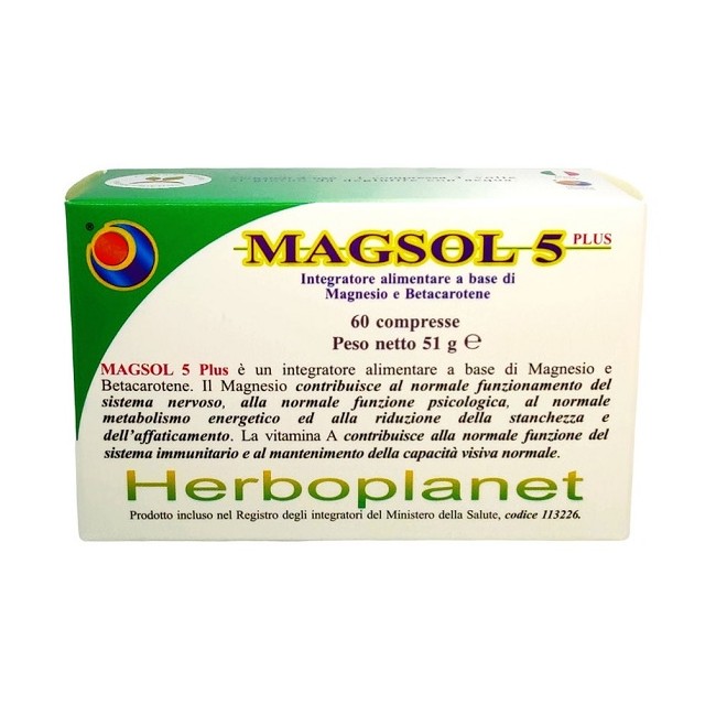 MAGSOL 5 PLUS 60 COMPRESSE MAGSOL 5 PLUS 60 COMPRESSE