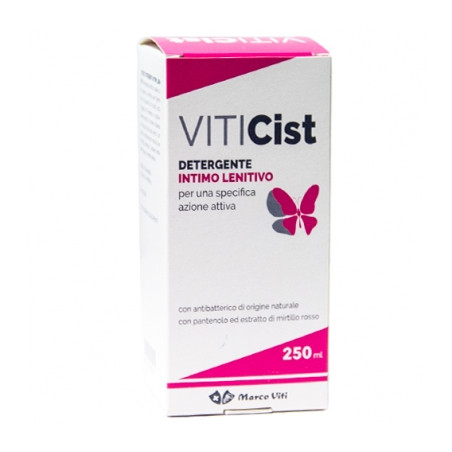 Flacone da 250 ml di Marco Viti Viticist Detergente Intimo Lenitivo Ad Azione Antibatterica. Flacone da 250 ml di Marco Viti Viticist Detergente Intimo Lenitivo Ad Azione Antibatterica.