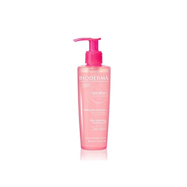 Flacone da 500 ml di Bioderma Sensibio Gel Moussante Gel Detergente Micellare Per Pelle Reattiva. Flacone da 500 ml di Bioderma Sensibio Gel Moussante Gel Detergente Micellare Per Pelle Reattiva.