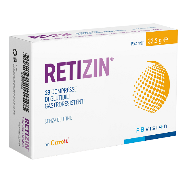 Confezione da 28 compresse di Retizin Integratore Per La Funzionalità Visiva.