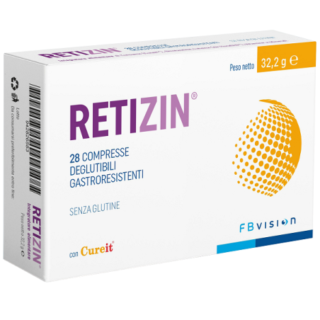 Confezione da 28 compresse di Retizin Integratore Per La Funzionalità Visiva.