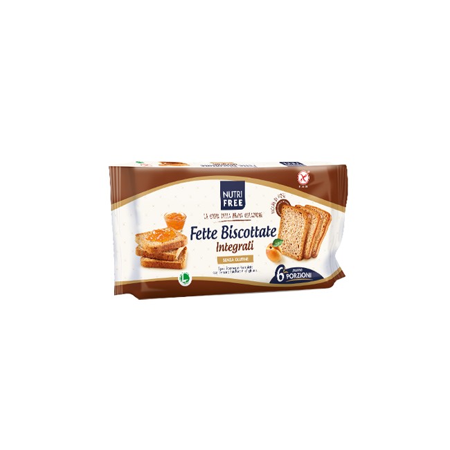 NUTRIFREE FETTE BISCOTTATE INTEGRALI 225 G NUTRIFREE FETTE BISCOTTATE INTEGRALI 225 G