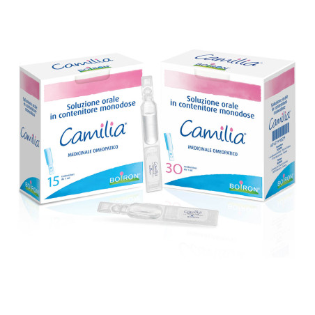 Confezione da 30 fiale orali di Boiron Camilia Medicinale Omeopatico Per La Dentizione Dei Bambini. Confezione da 30 fiale orali di Boiron Camilia Medicinale Omeopatico Per La Dentizione Dei Bambini.