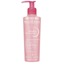 Flacone da 200 ml di BIoderma Sensibio Gel Detergente Viso Lenitivo