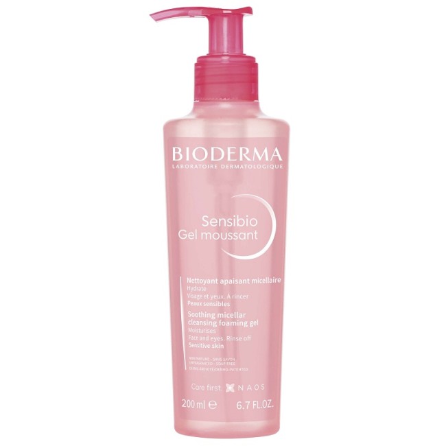 Flacone da 200 ml di BIoderma Sensibio Gel Detergente Viso Lenitivo Flacone da 200 ml di BIoderma Sensibio Gel Detergente Viso Lenitivo