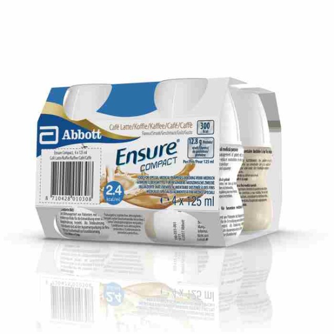 ENSURE COMPACT CAFFE 4 BOTTIGLIE DA 125 ML ENSURE COMPACT CAFFE 4 BOTTIGLIE DA 125 ML