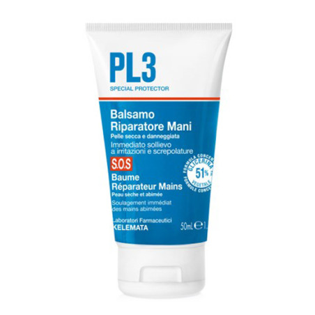 PL3 BALSAMO RIPARATORE MANI SOS 50 ML PL3 BALSAMO RIPARATORE MANI SOS 50 ML