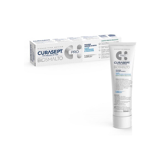 CURASEPT BIOSMALTO MOUSSE CARIE MENTA 50 ML CURASEPT BIOSMALTO MOUSSE CARIE MENTA 50 ML