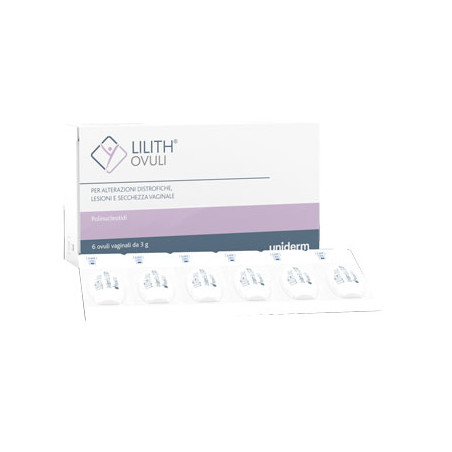 Lilith Ovuli per idratazione e riparazione vaginale 6 ovuli