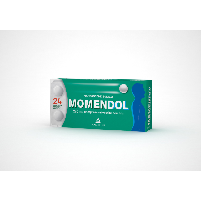 Momendol Farmaco Antinfiammatorio Antidolorifico Per Cervicale e Mal Di Schiena Naprossene Sodico 220 Mg 24 Compresse Momendol Farmaco Antinfiammatorio Antidolorifico Per Cervicale e Mal Di Schiena Naprossene Sodico 220 Mg 24 Compresse