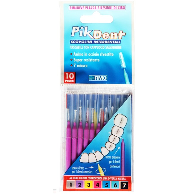 PIKDENT STUZZICOLINO 2 VIOLA 10 PEZZI PIKDENT STUZZICOLINO 2 VIOLA 10 PEZZI