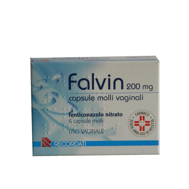 Recordati Falvin 6 Ovuli Vaginali 200mg Recordati Falvin 6 Ovuli Vaginali 200mg