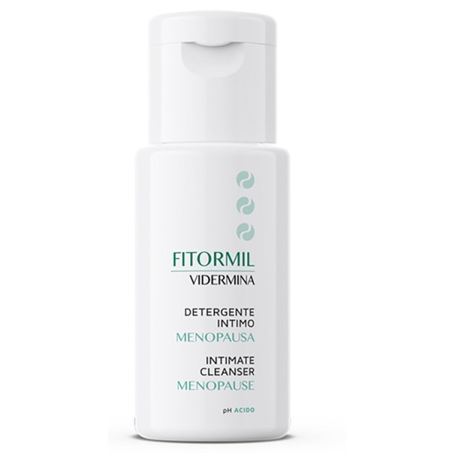 Flacone da 200 ml di Vidermina Fitormil, detergente intimo idratante per la mucosa vaginale. Flacone da 200 ml di Vidermina Fitormil, detergente intimo idratante per la mucosa vaginale.