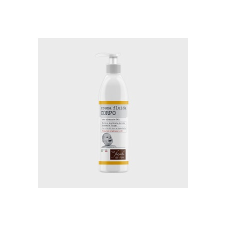 Flacone da 240 ml di fiocchi di Riso Crema Fluida Corpo Idratante Flacone da 240 ml di fiocchi di Riso Crema Fluida Corpo Idratante