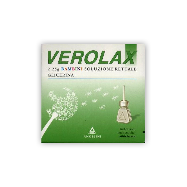 Verolax 2,25g Bambini Soluzione Rettale 6 Clismi Verolax 2,25g Bambini Soluzione Rettale 6 Clismi