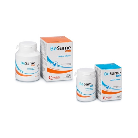Confezione da 30 compresse di BeSame 100, integratore per la funzionalità epatica di cani e gatti. Confezione da 30 compresse di BeSame 100, integratore per la funzionalità epatica di cani e gatti.