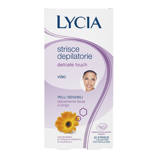 LYCIA 20 STRISCE VISO DELICATE 12 PEZZI LYCIA 20 STRISCE VISO DELICATE 12 PEZZI