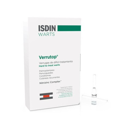 Isdin Verrutop Trattamento contro le verruche 4 fiale x 0,10 ml
