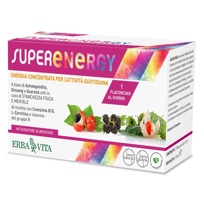 SUPER ENERGY 10 FLACONCINI DA 12 ML SUPER ENERGY 10 FLACONCINI DA 12 ML
