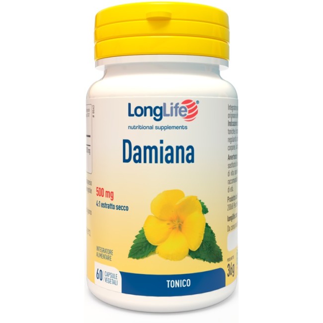 LONGLIFE DAMIANA 60 CAPSULE LONGLIFE DAMIANA 60 CAPSULE