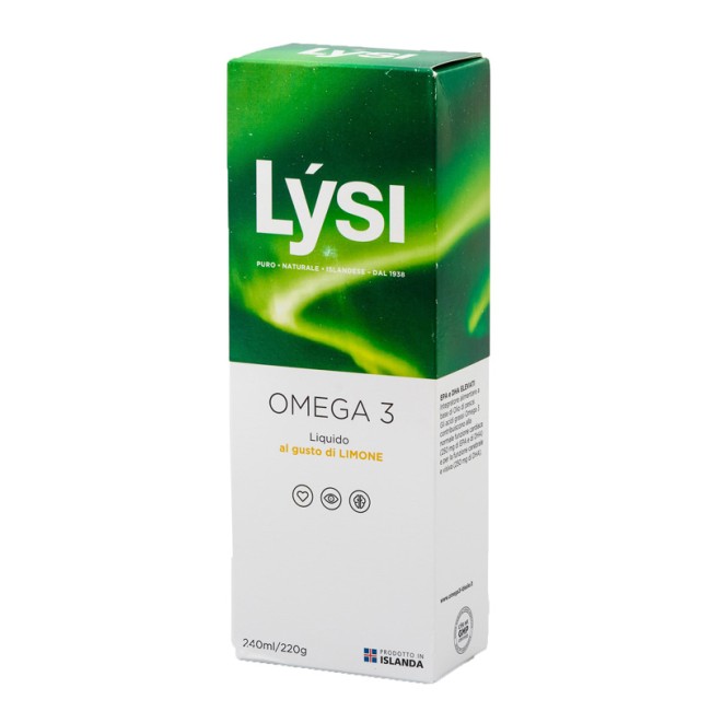 LYSI OMEGA3 LIQUIDO LIMONE 240 ML LYSI OMEGA3 LIQUIDO LIMONE 240 ML