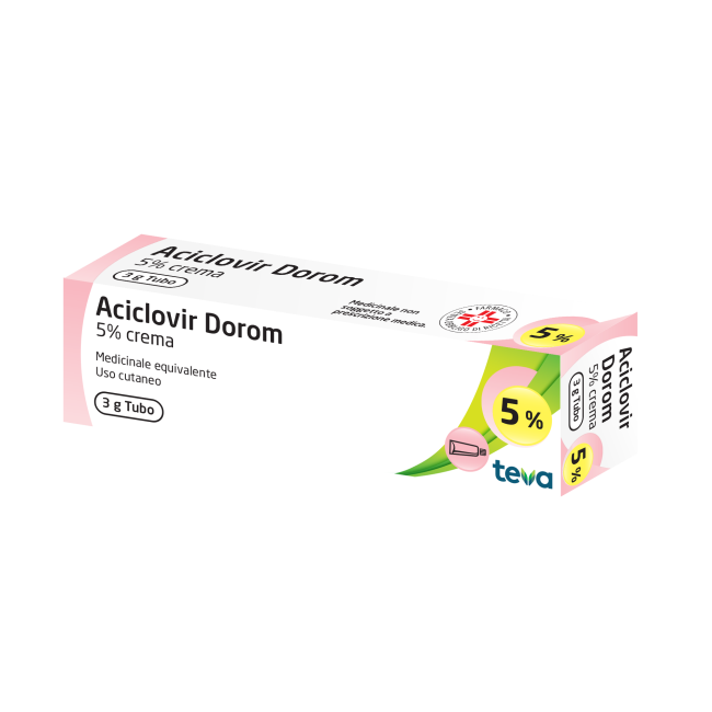 Aciclovir Dorom 5% Crema 3g Aciclovir Dorom 5% Crema 3g