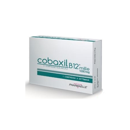 COBAXIL B12 1000 MCG 5 COMPRESSE SUBLINGUALI COBAXIL B12 1000 MCG 5 COMPRESSE SUBLINGUALI