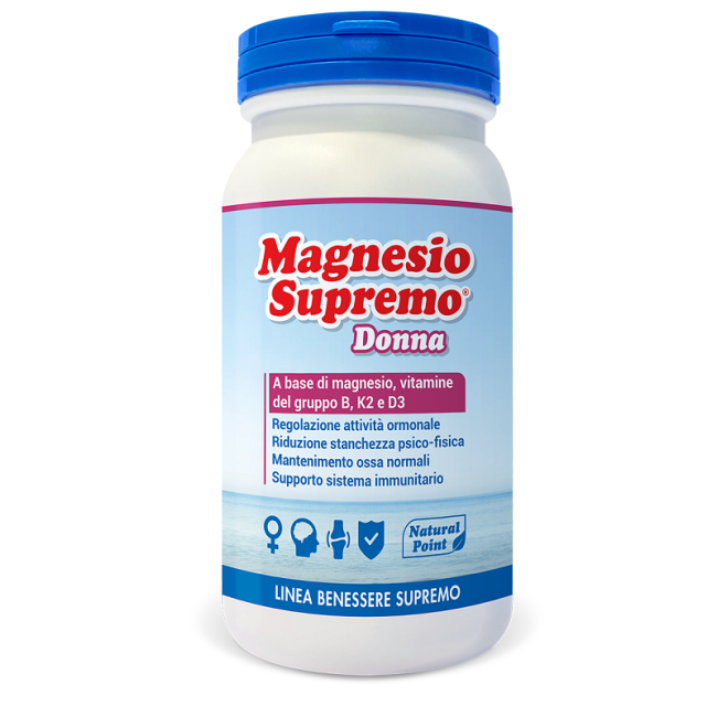 Natural Point Magnesio Supremo Donna Integratore per la stanchezza 150 g Natural Point Magnesio Supremo Donna Integratore per la stanchezza 150 g