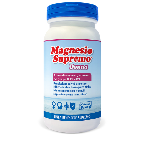 Natural Point Magnesio Supremo Donna Integratore per la stanchezza 150 g