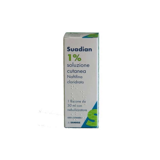 Sandoz Suadian 1% Solzuzione Cutanea Antimicotico Per Funghi Con Nebulizzatore 30ml